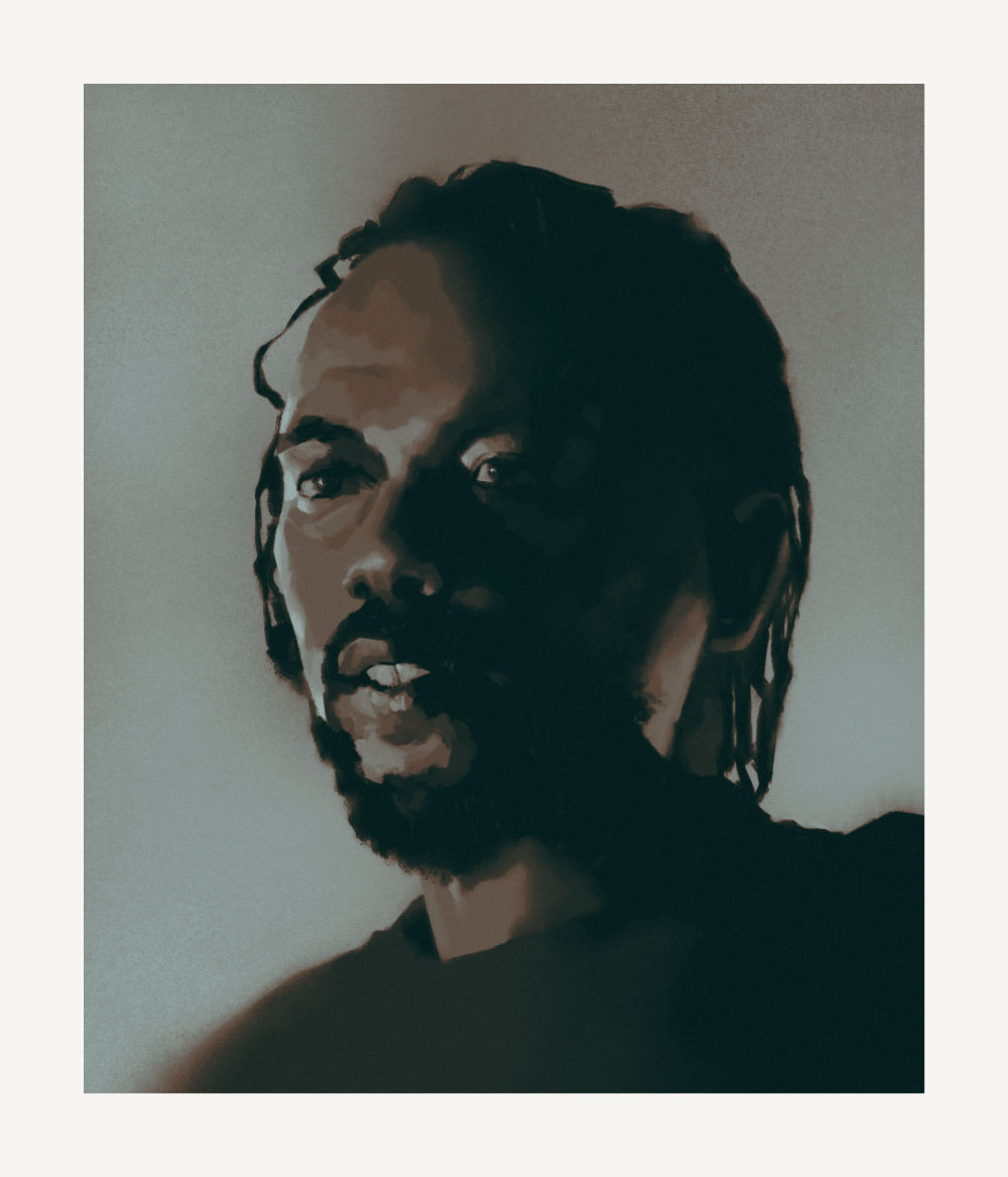 Kendrick Lamar Portrait Illustration, by Artist & Illustrator James Martin